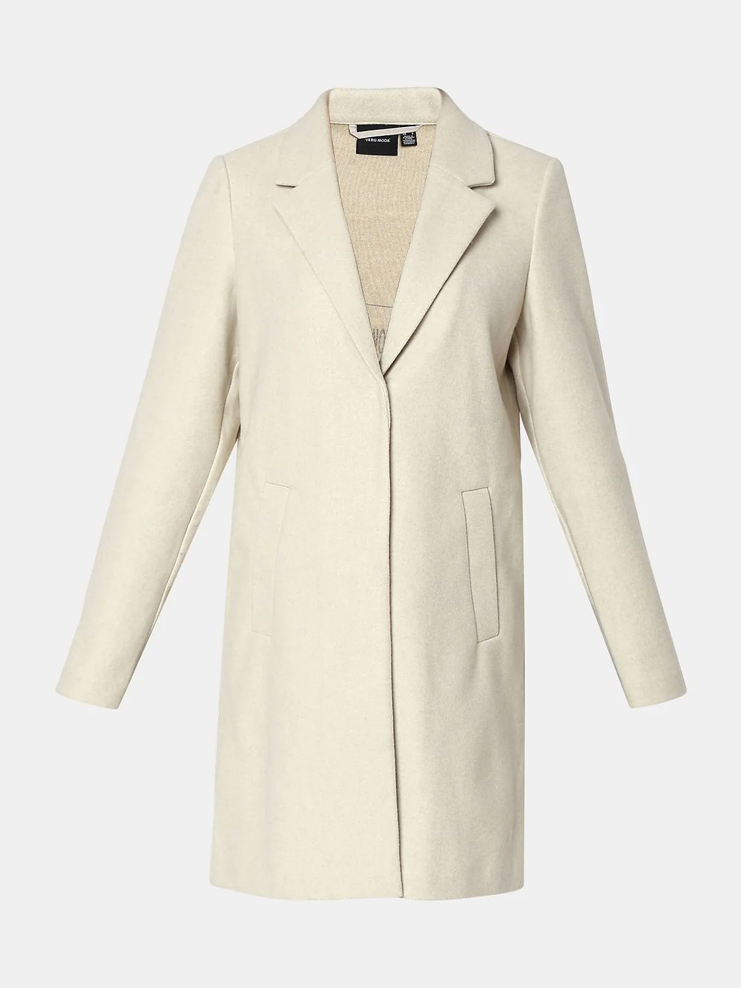 Beige Long Coat - Image 7