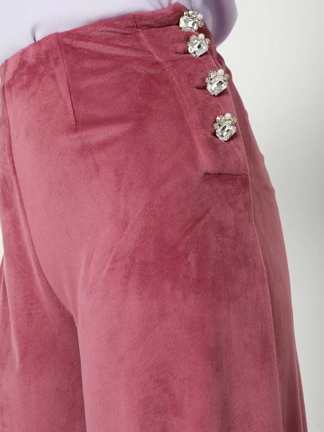 Pink High Rise Co-Ord Pants - Image 5