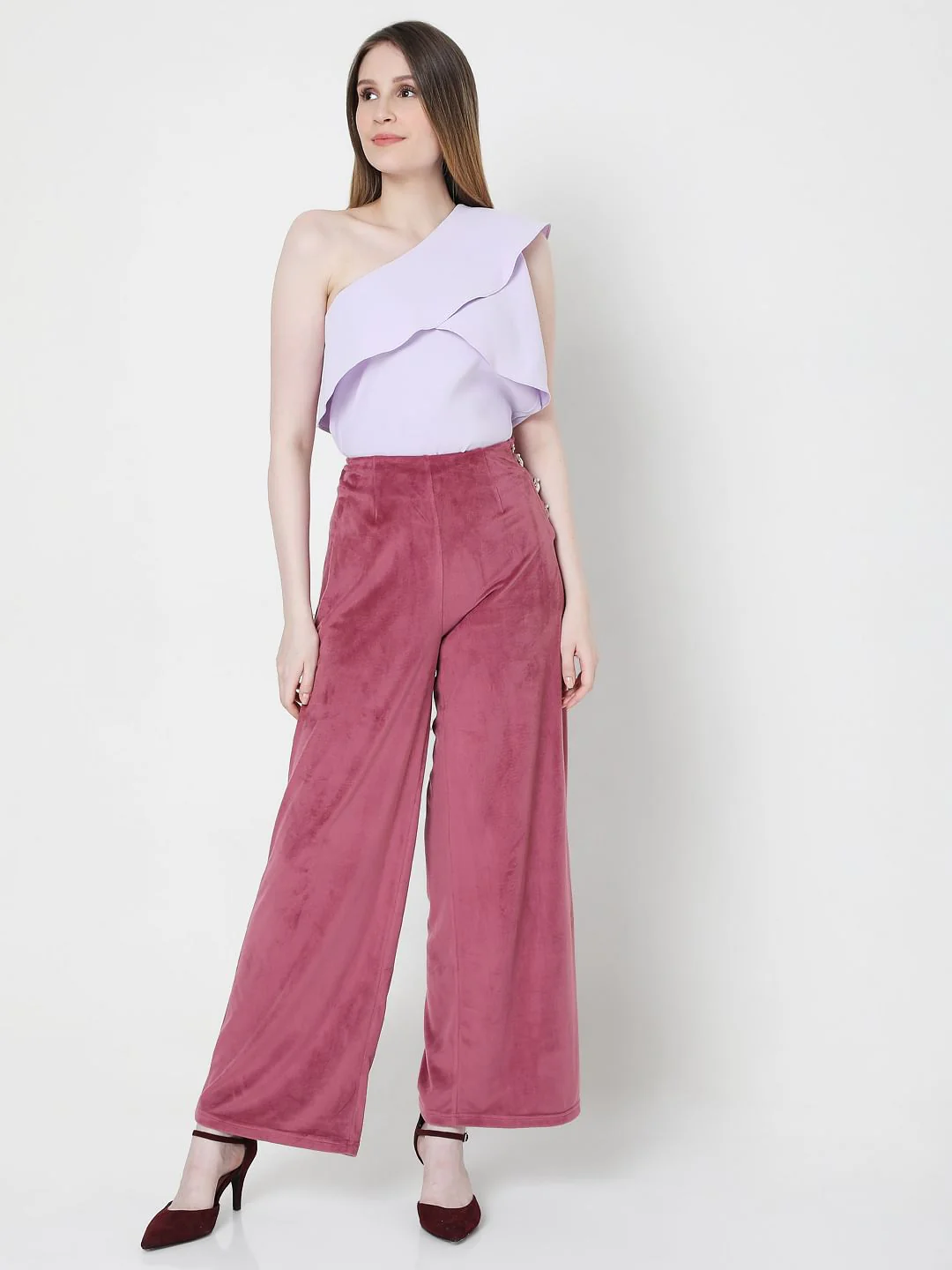 Pink High Rise Co-Ord Pants - Image 6