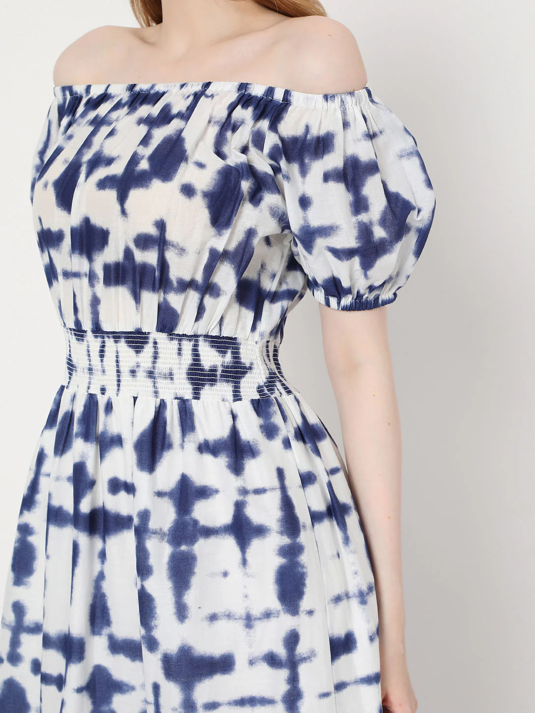 Blue Tie Dye Maxi Dress - Image 5