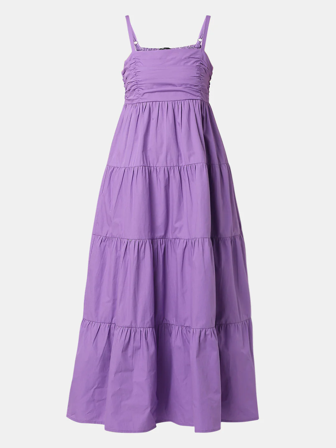Purple Tiered Maxi Dress - Image 6