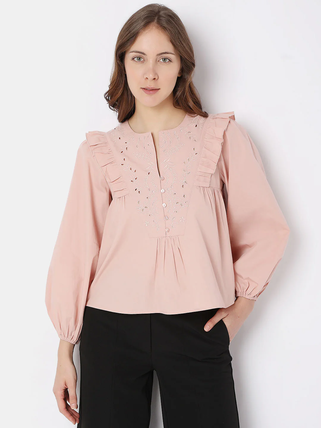 Pink Textured Top - Image 2