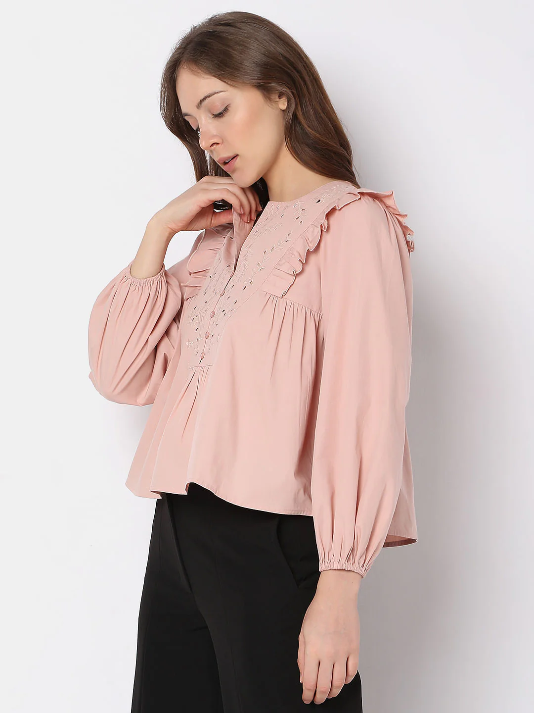 Pink Textured Top - Image 3