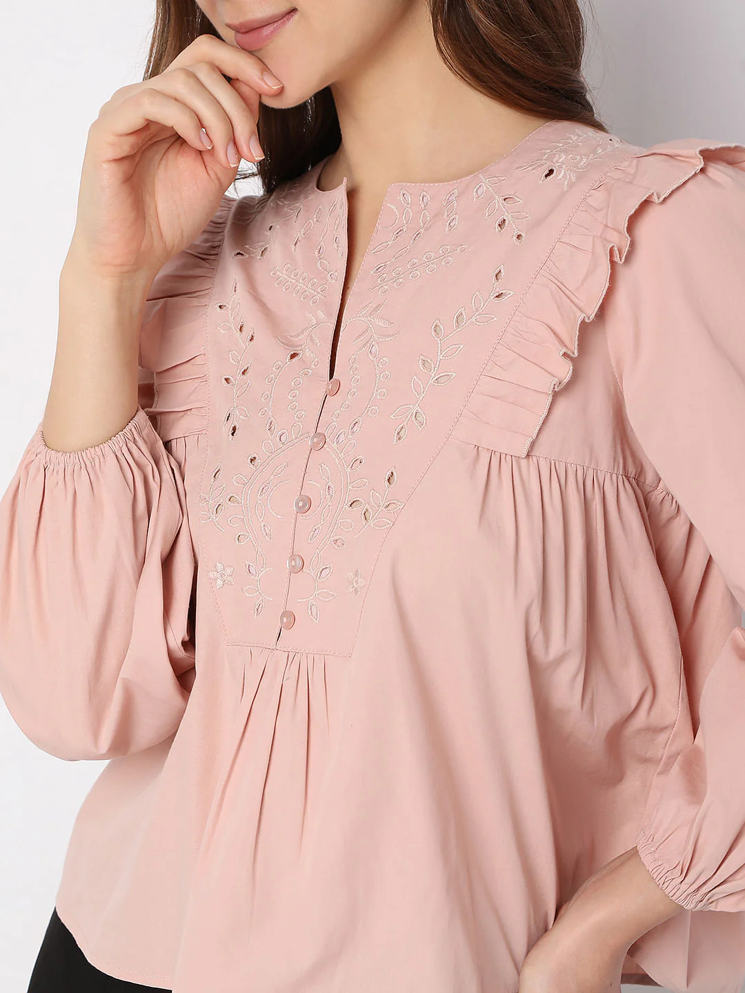 Pink Textured Top - Image 6