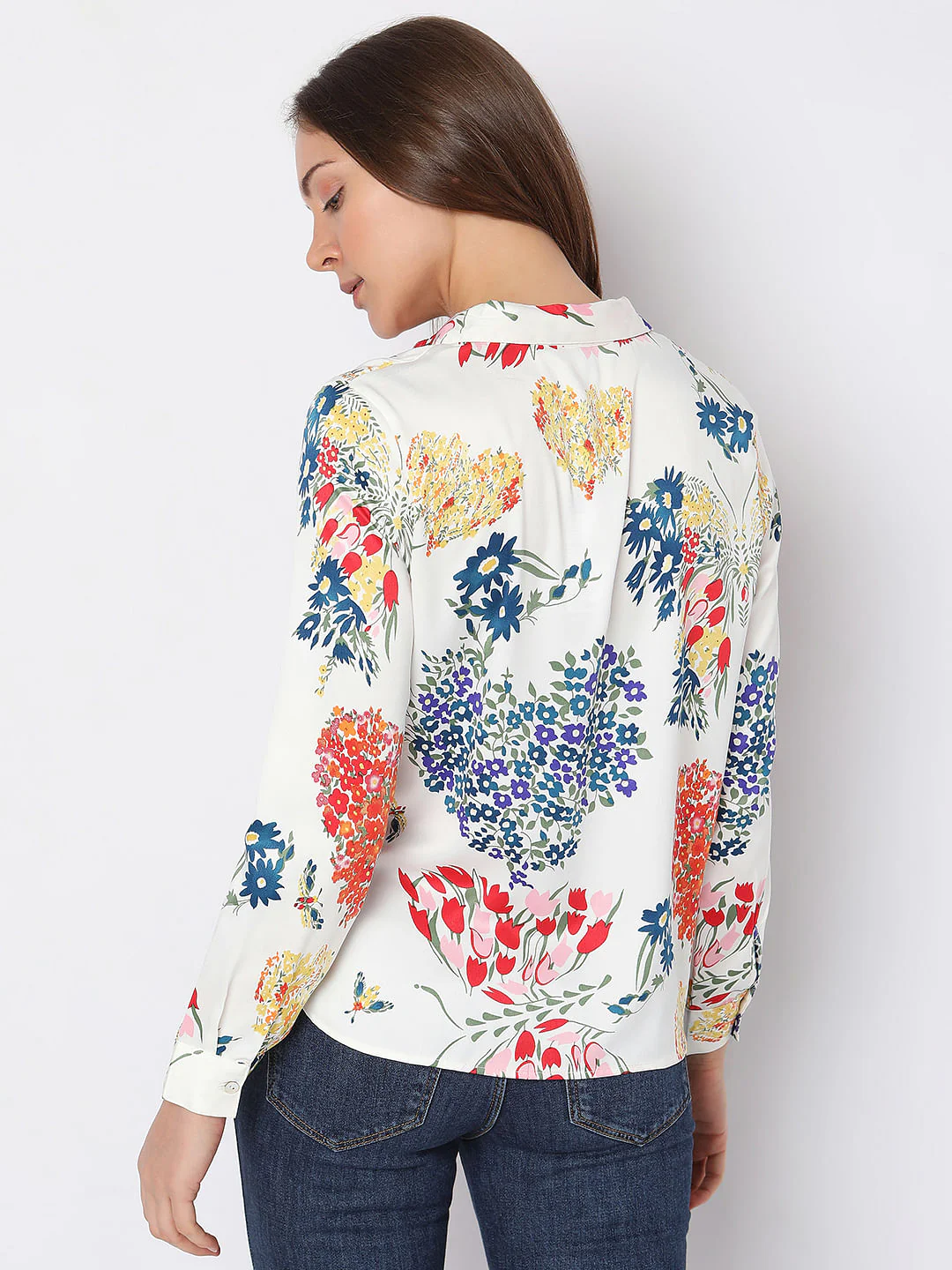 White Floral Shirt - Image 4