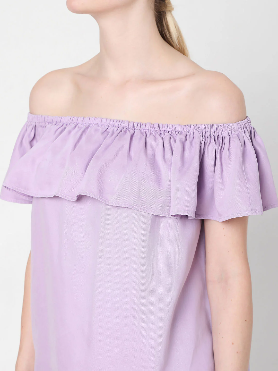 Lilac Off Shoulder Top - Image 6