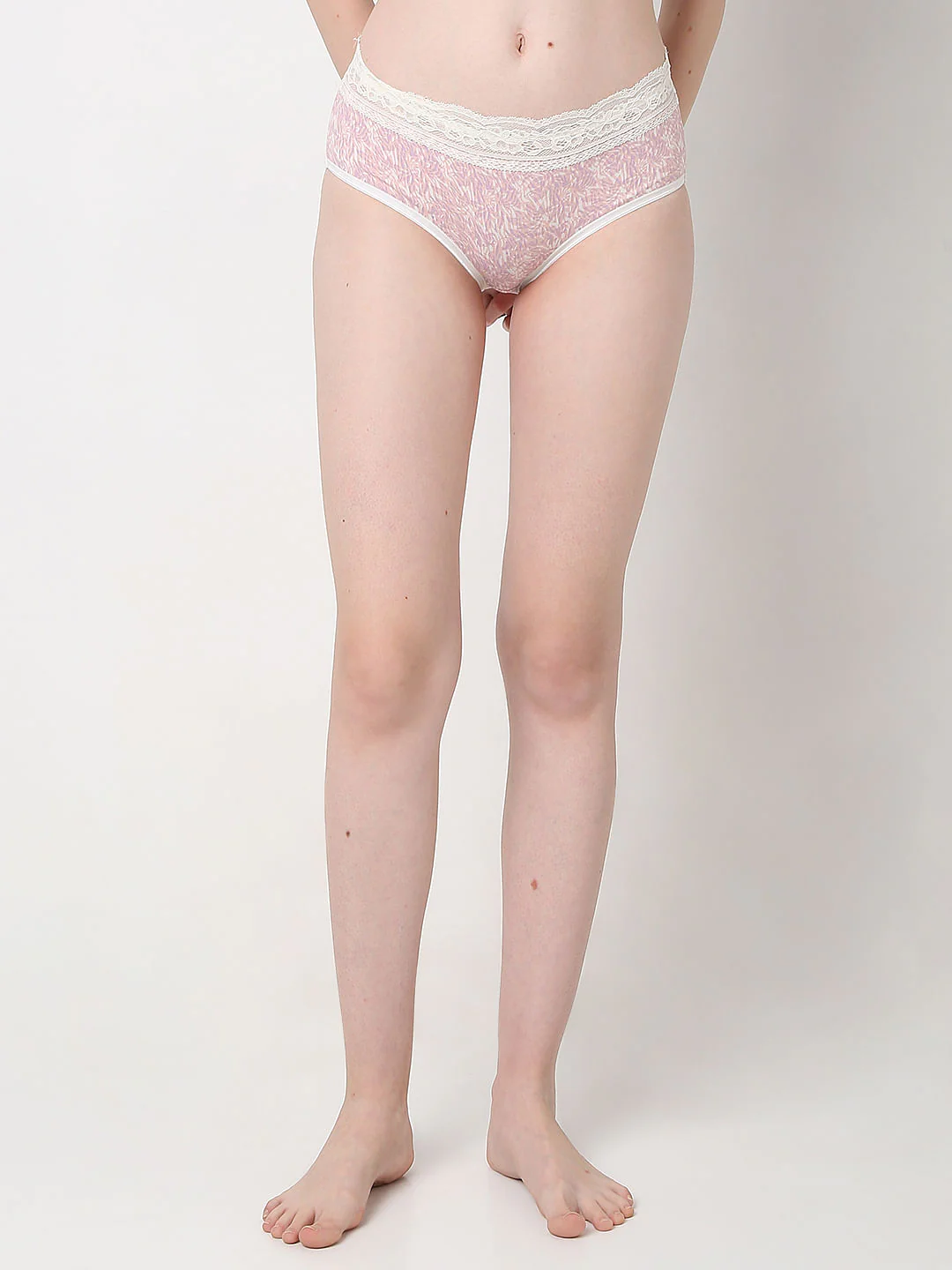 Intimates Pack Of 3 Lace Trim Midi Briefs - Image 3