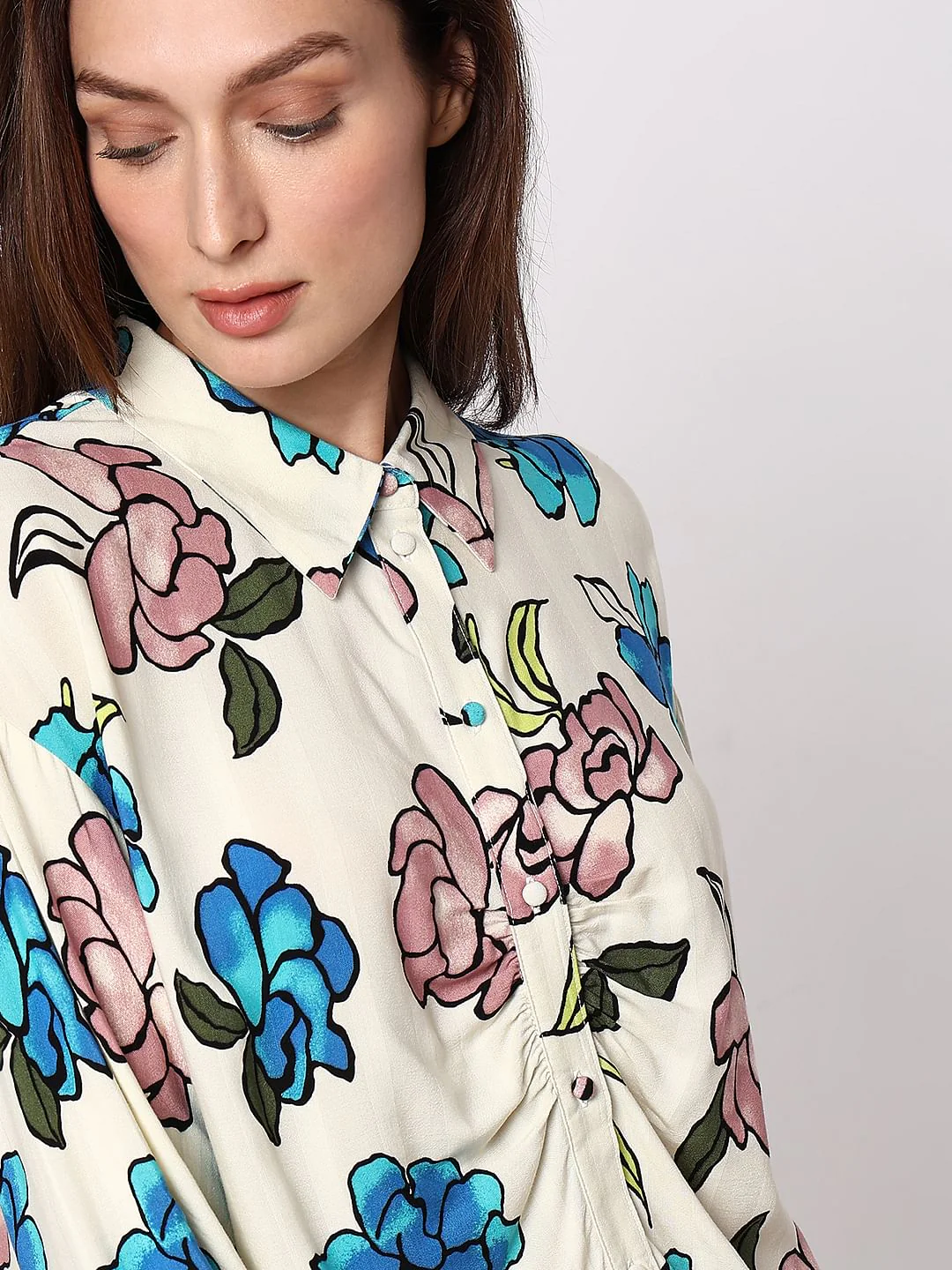 Off-White Floral Shirt - Image 6