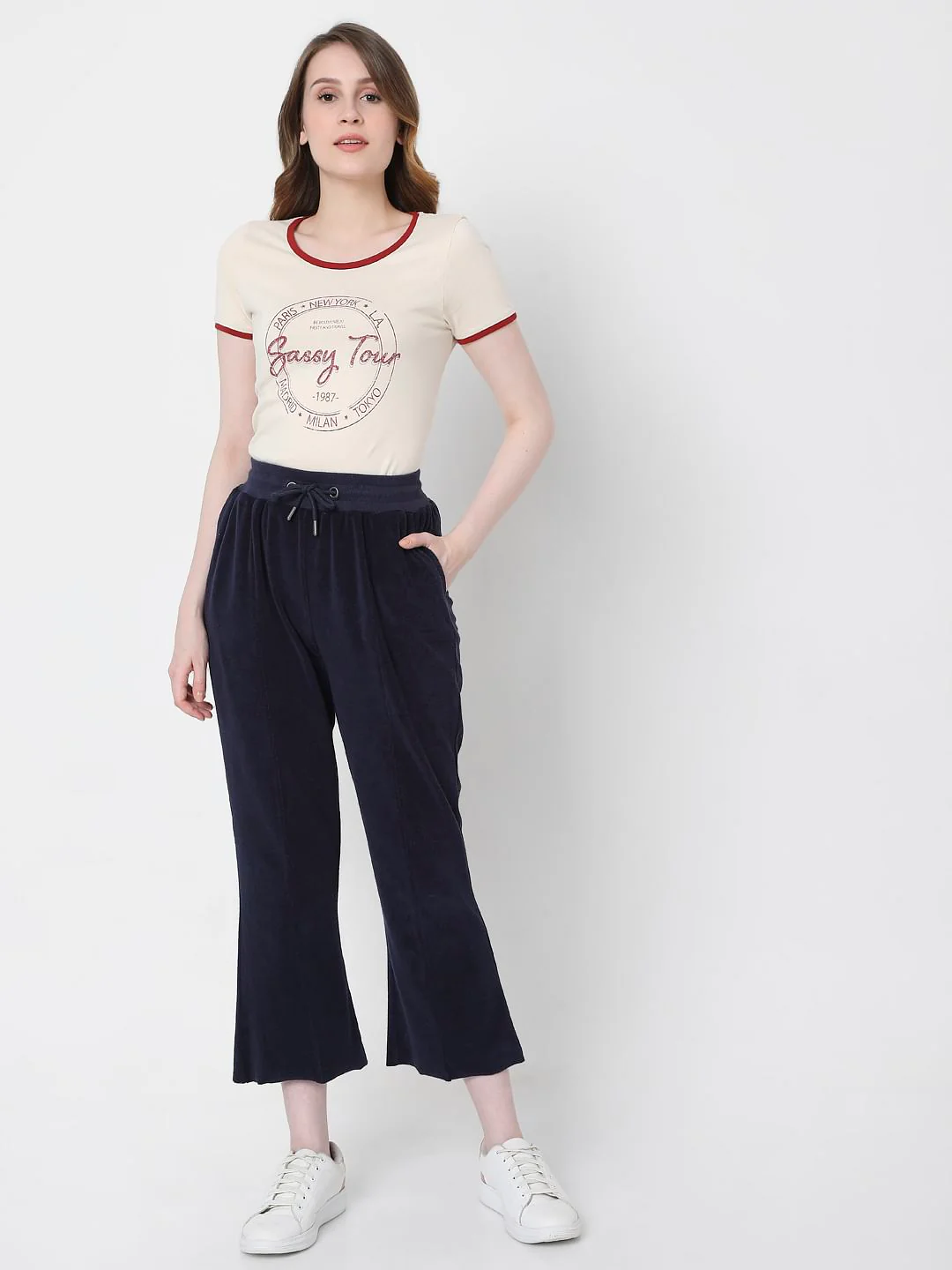 Blue Bootcut Sweatpants - Image 6
