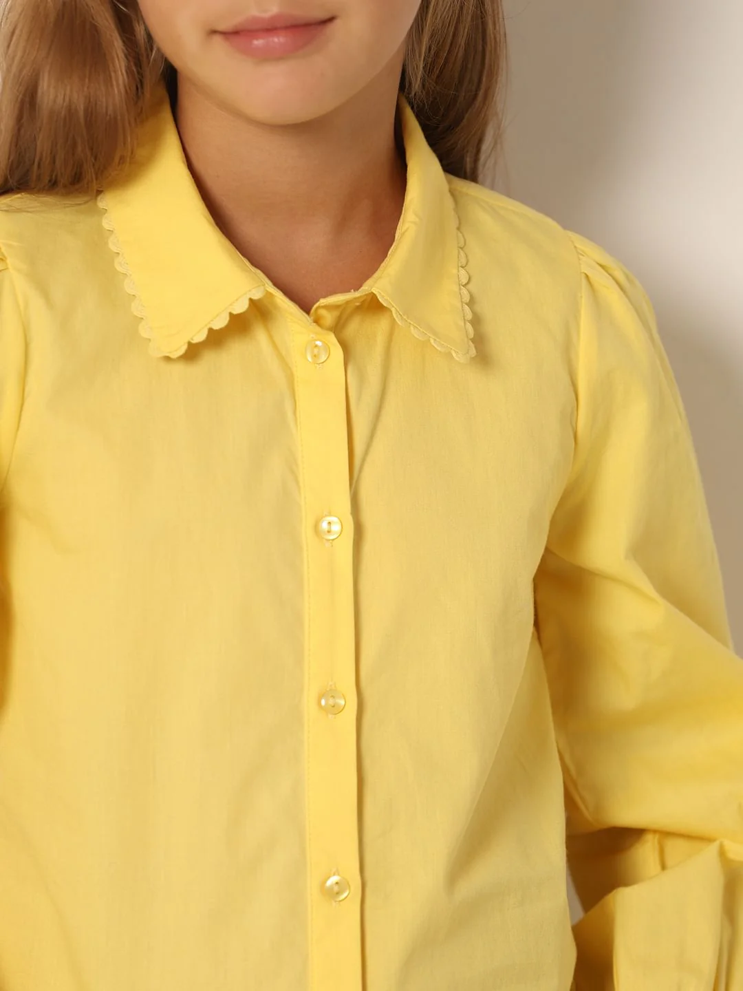 Yellow Cotton Shirt - Image 4