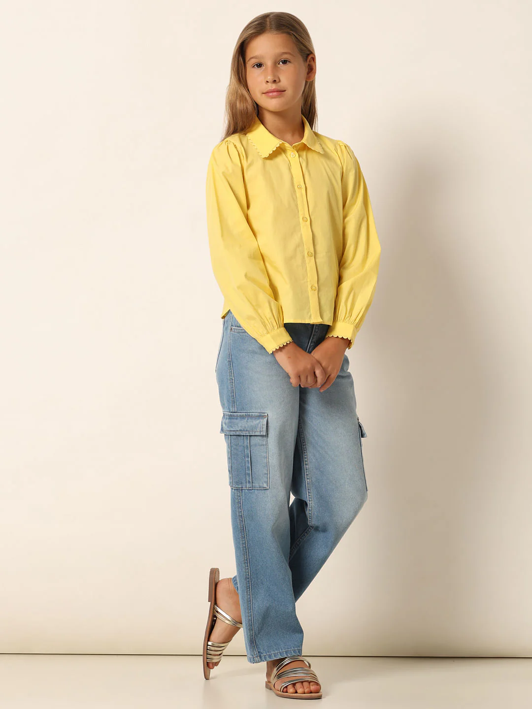 Yellow Cotton Shirt - Image 5