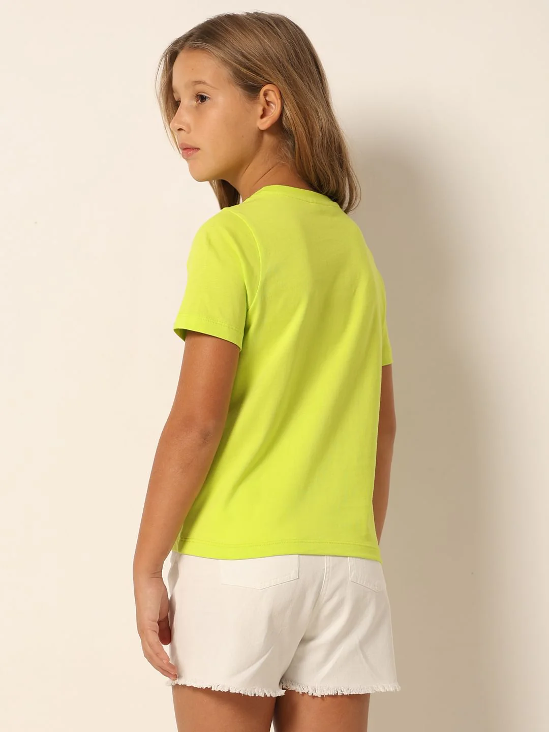 Neon Green Graphic Print T-Shirt - Image 3