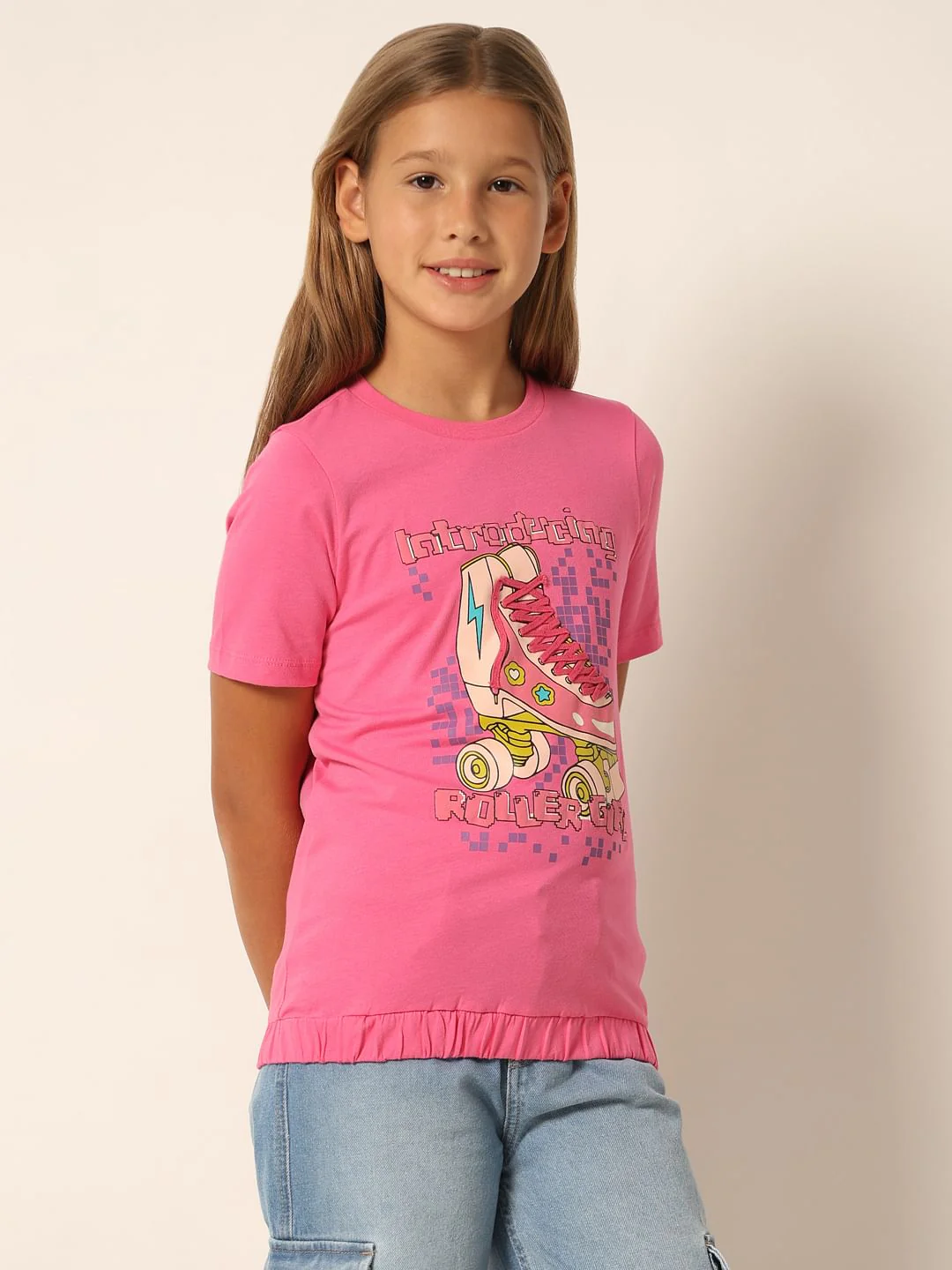 Pink Graphic Print T-Shirt - Image 3