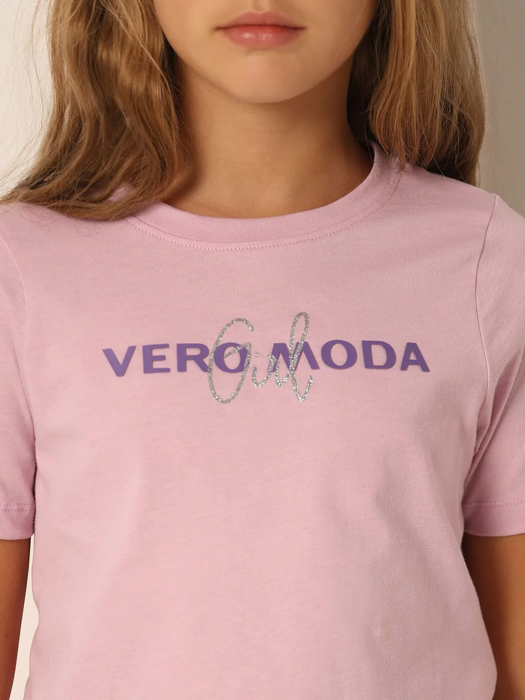 Purple Logo Print Cropped T-Shirt - Image 4