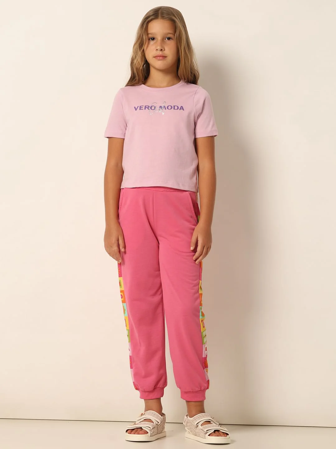 Purple Logo Print Cropped T-Shirt - Image 5