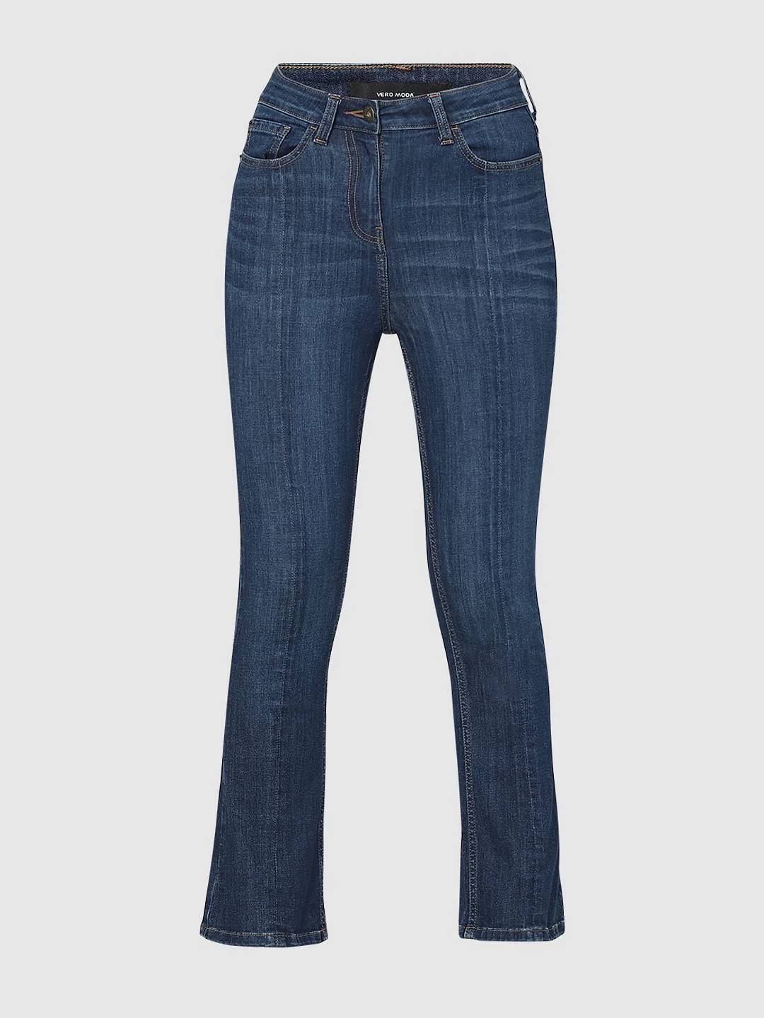 Blue High Rise Washed Petra Bootcut Jeans - Image 7