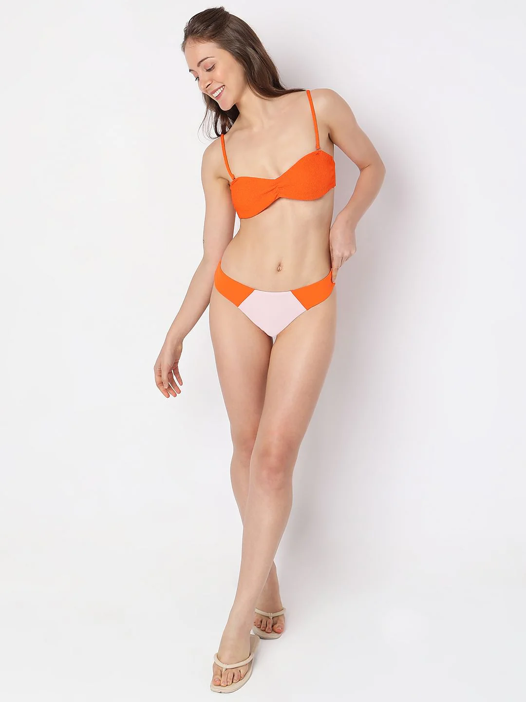 Orange Bikini Bra - Image 5