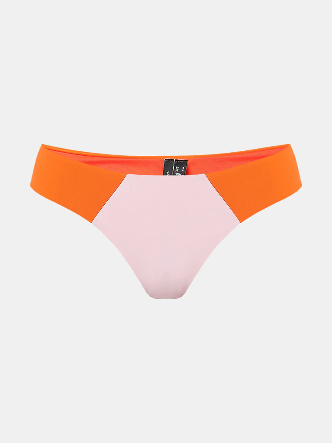 Orange Colourblocked Swim Brief - Image 7