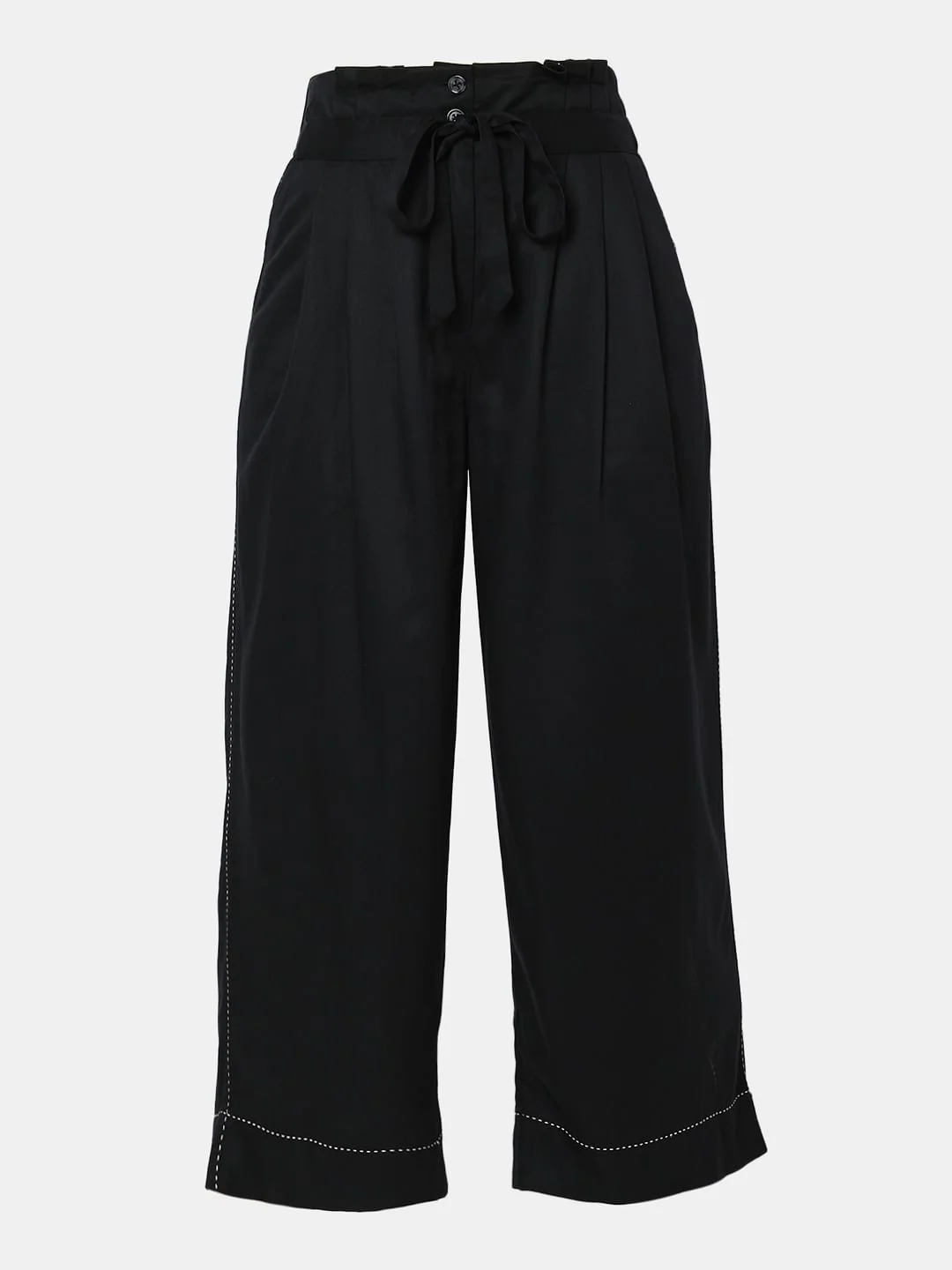Black High Rise Pants - Image 7