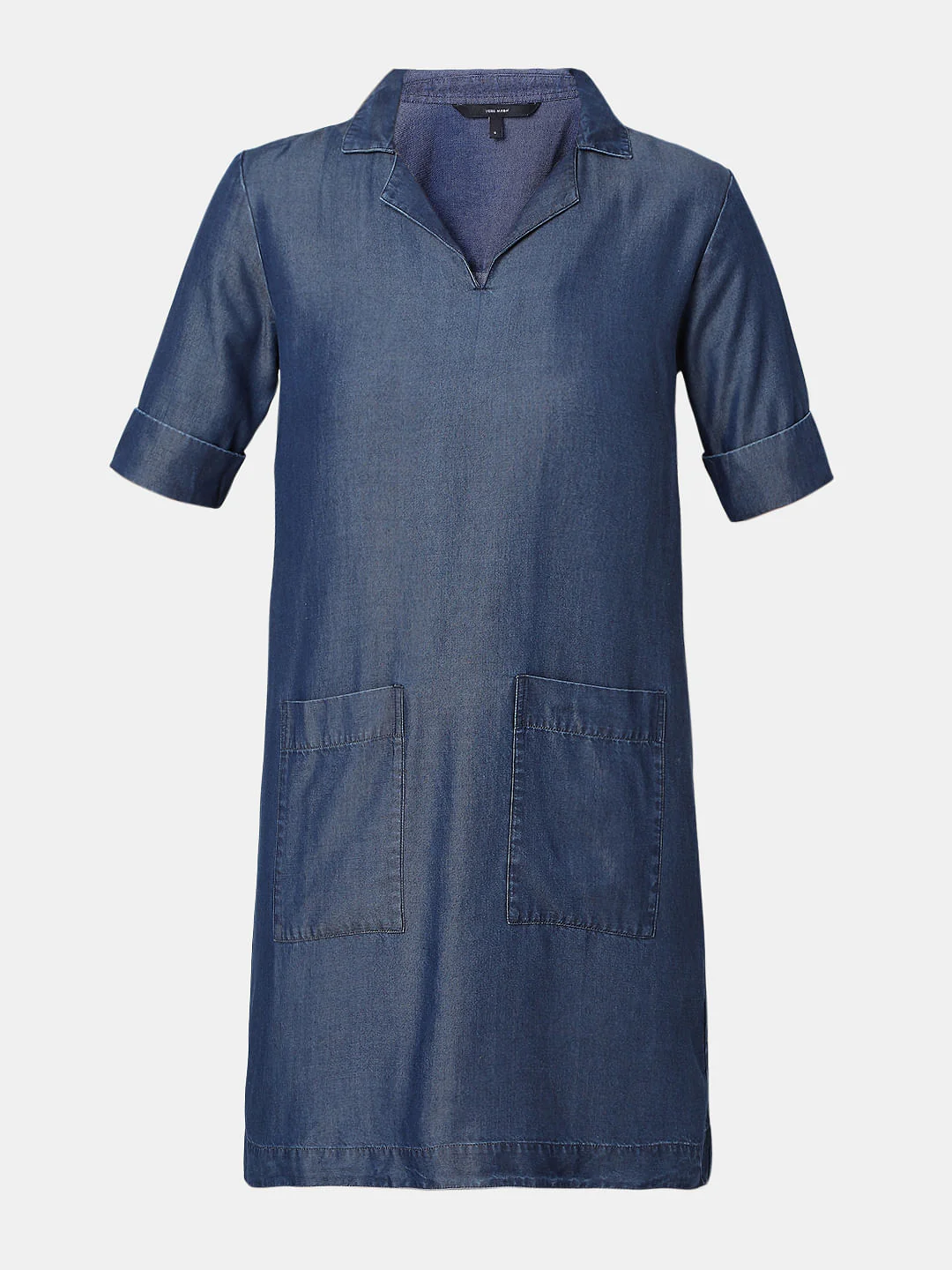 Blue Denim Shift Dress - Image 7