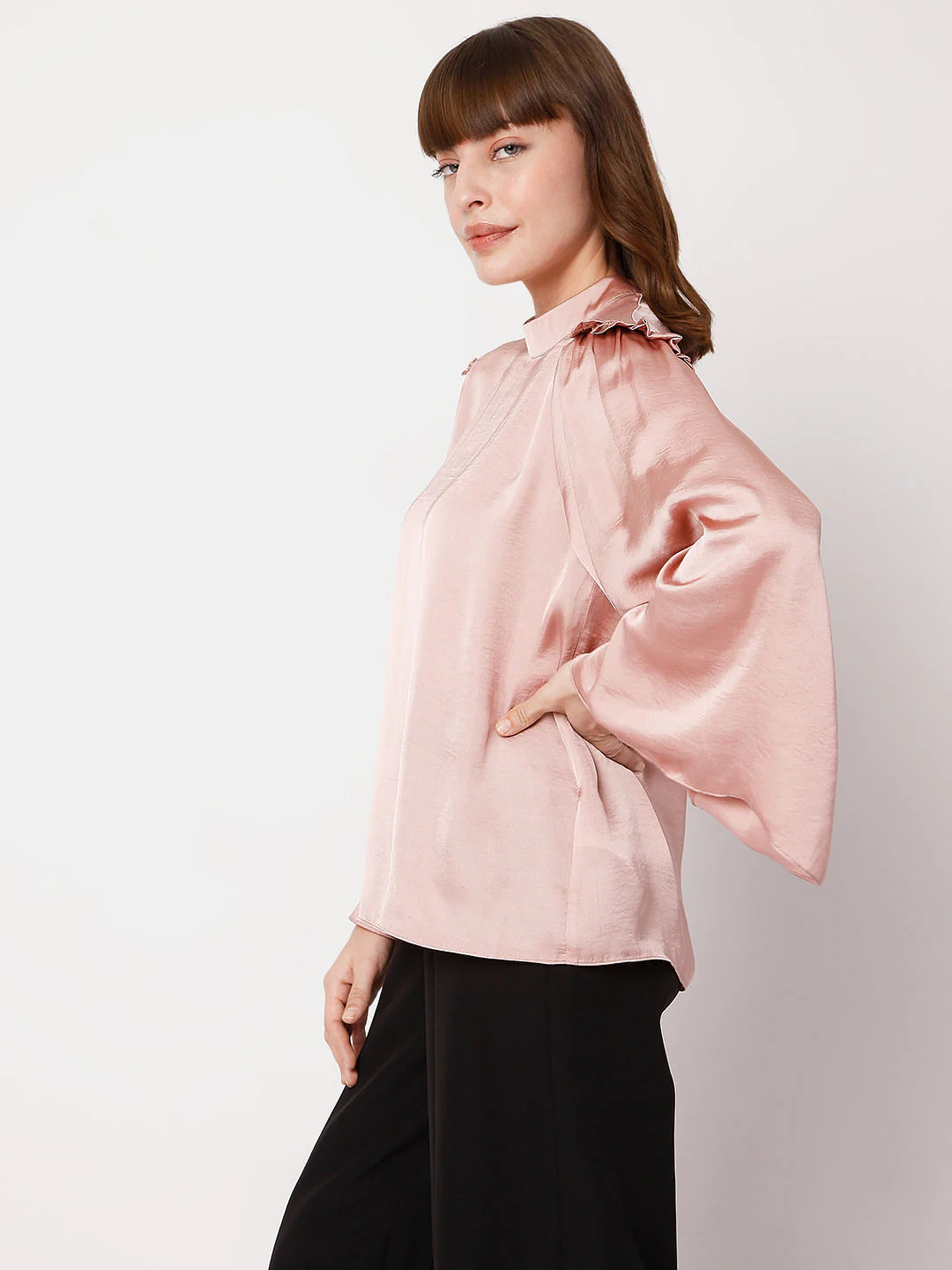 Pink Satin Top - Image 3