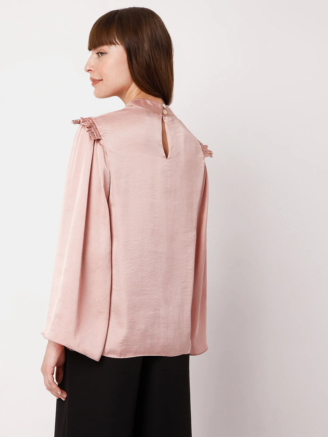 Pink Satin Top - Image 4