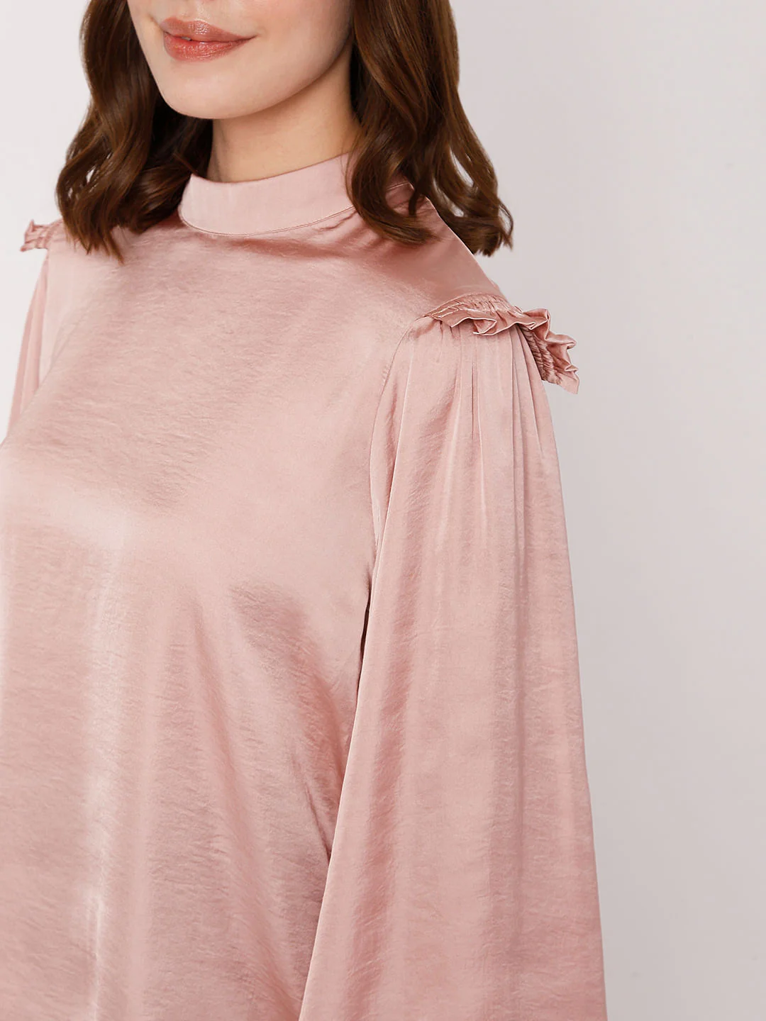 Pink Satin Top - Image 6