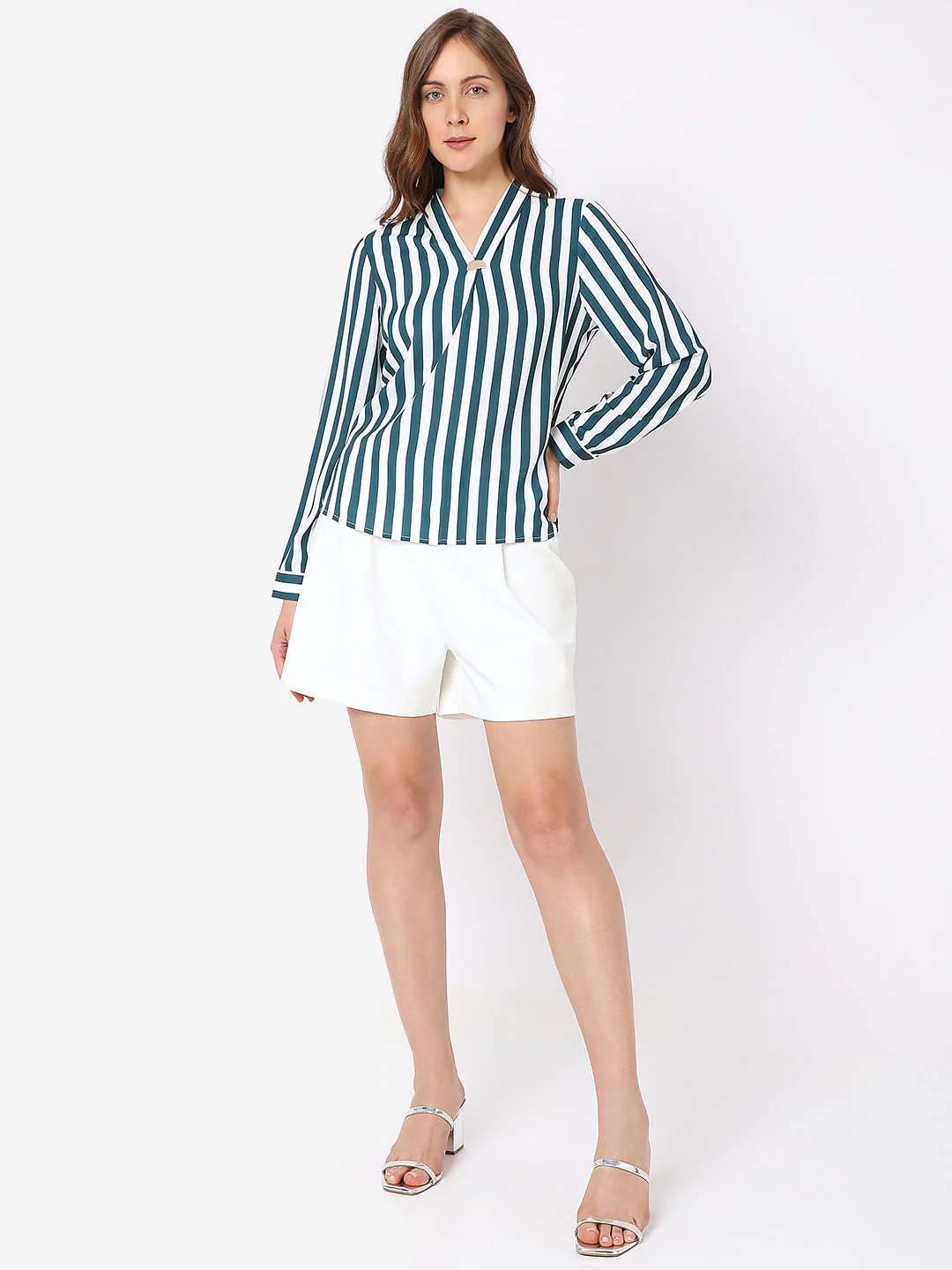 Green Striped Top - Image 5