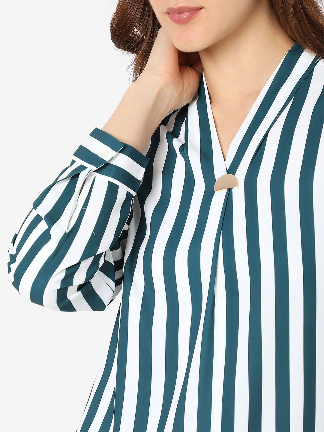 Green Striped Top - Image 6