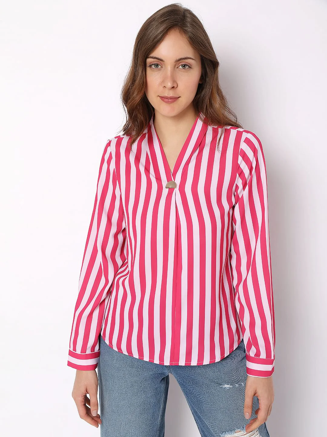 Pink Striped Top - Image 2