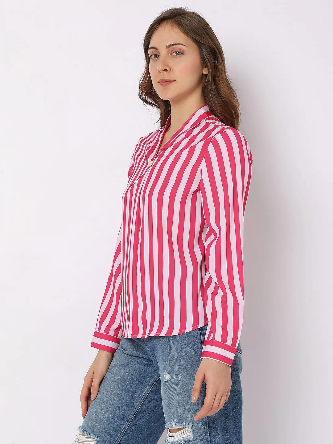 Pink Striped Top - Image 3