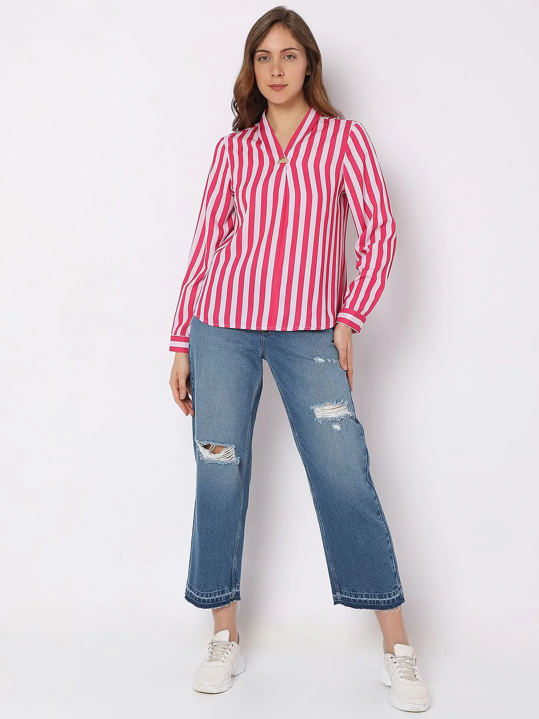 Pink Striped Top - Image 5