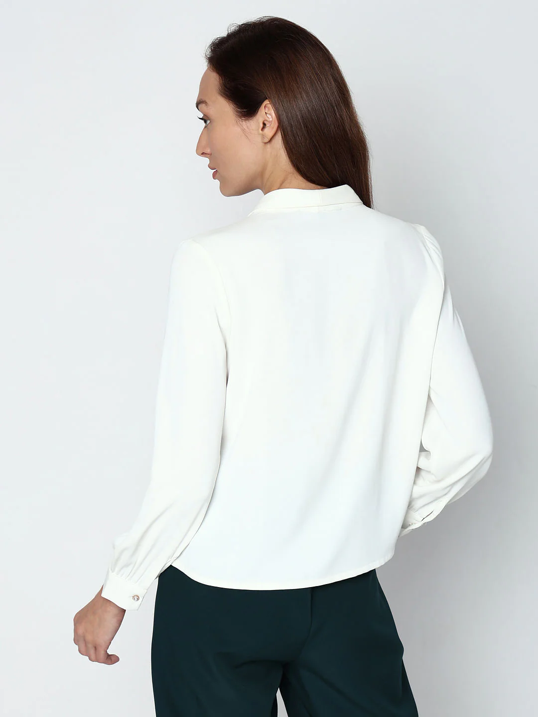White Double Breasted Top - Image 4