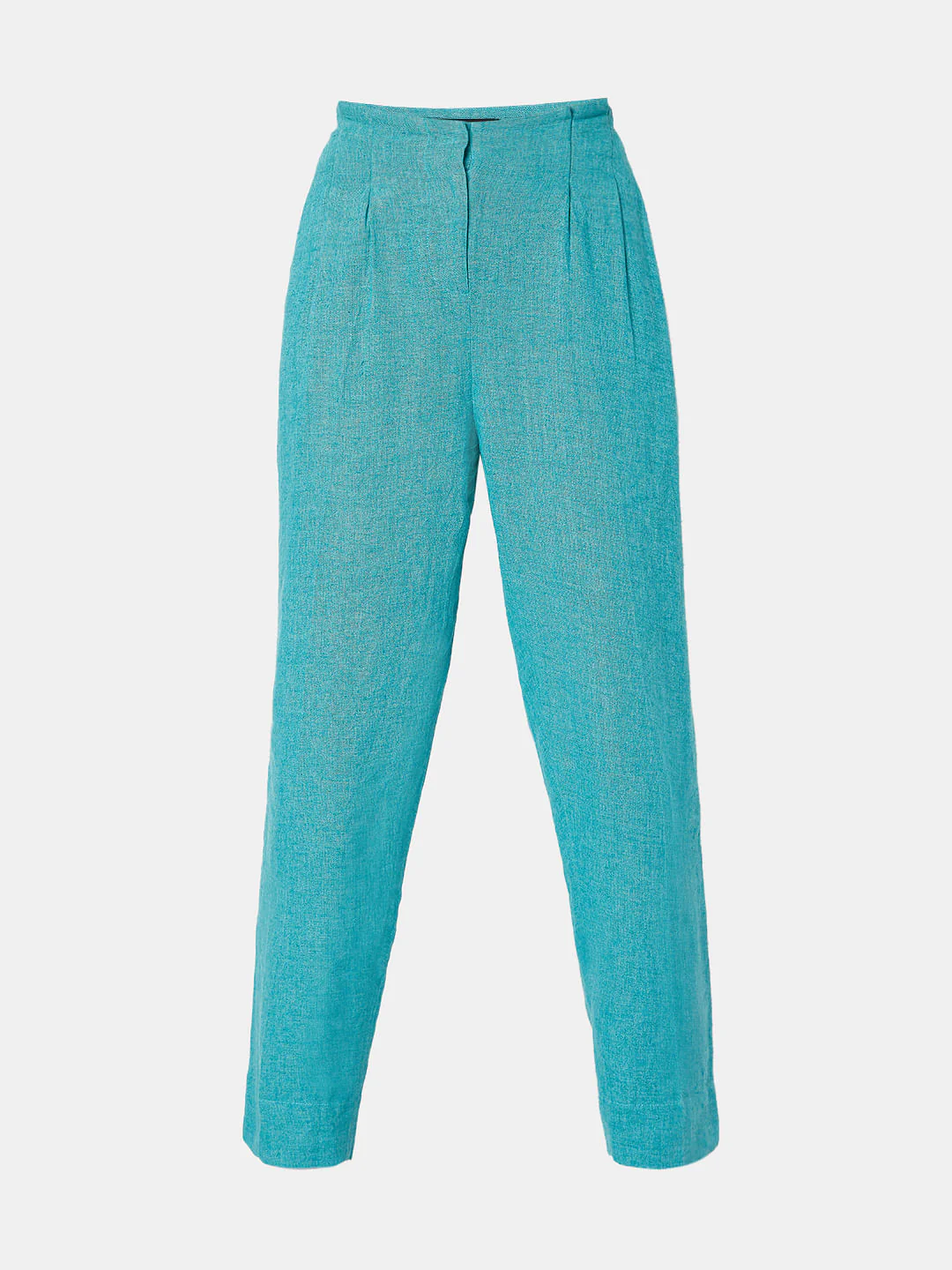Blue High Rise Co-Ord Set Pants - Image 7