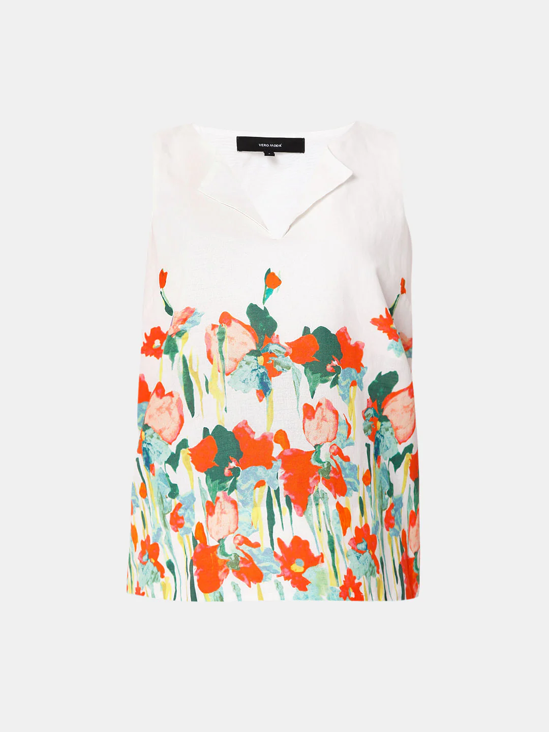 White Floral Top - Image 7