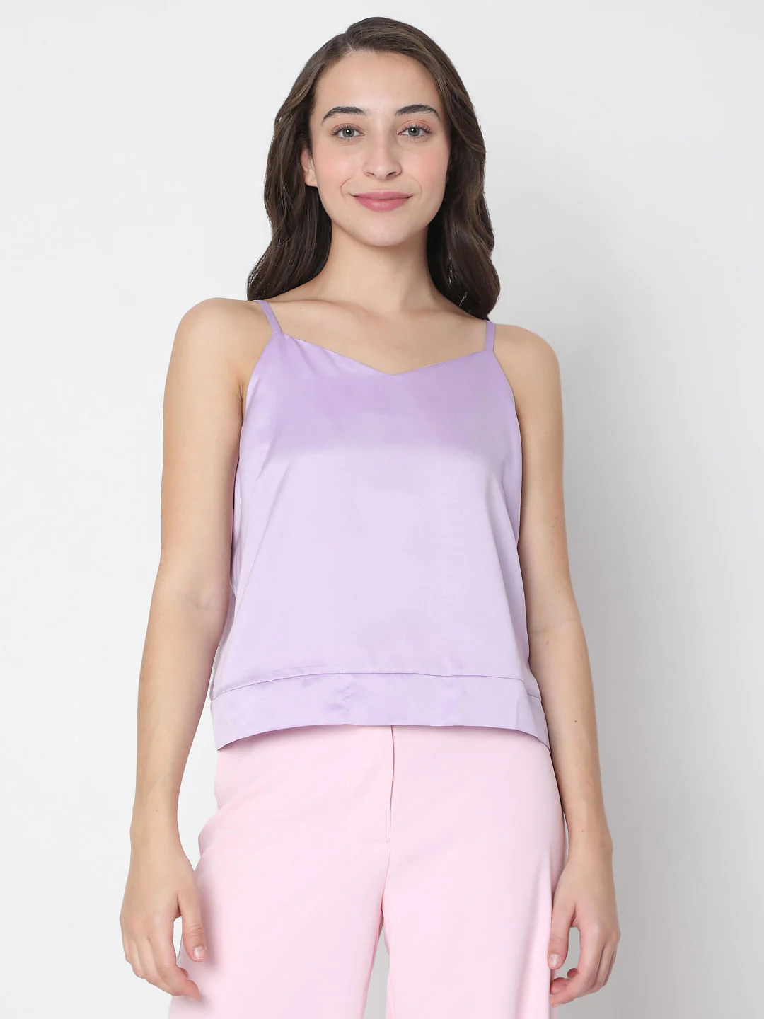 Lavender Cami Co-Ord Set Top - Image 2