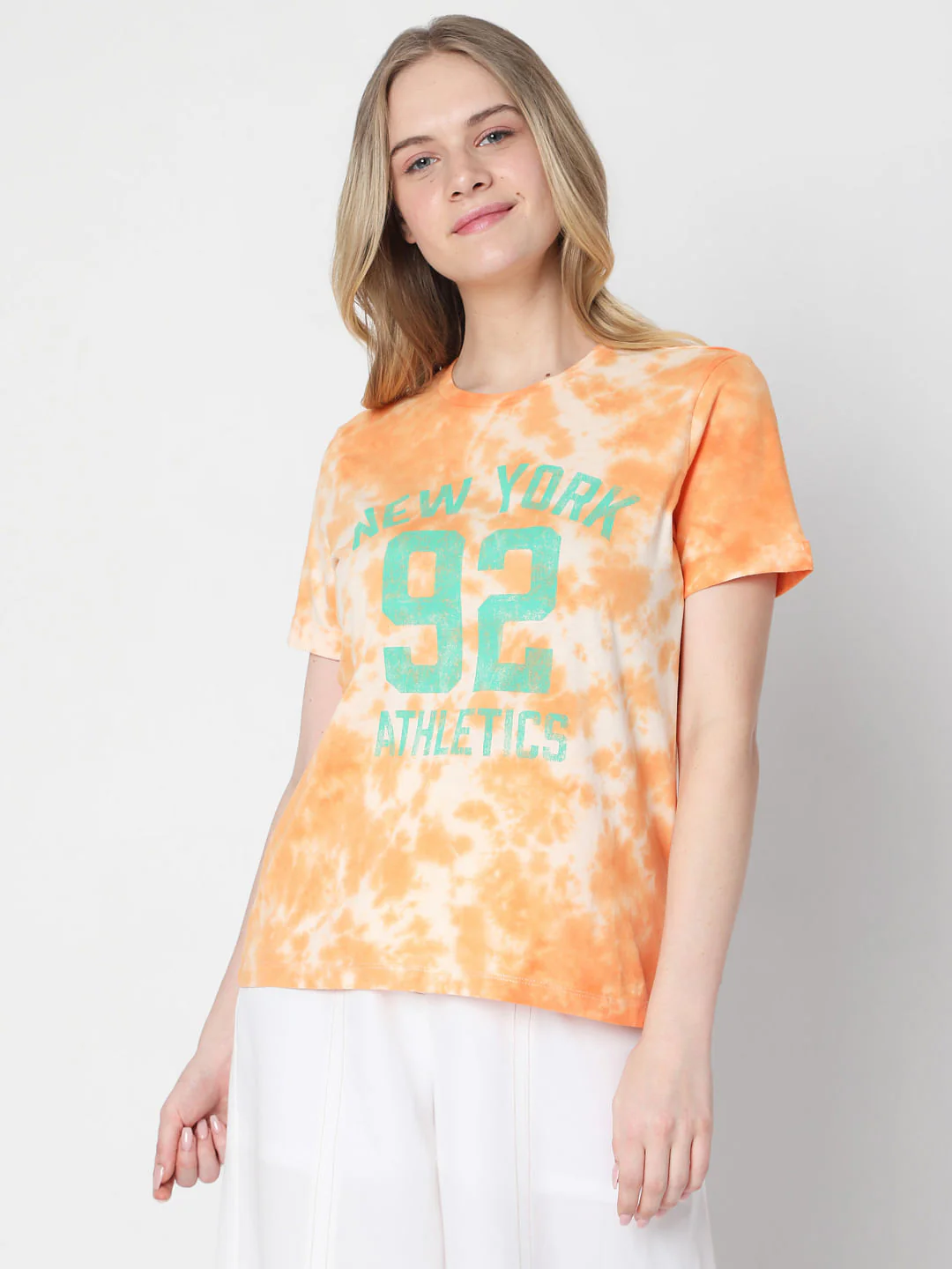 Orange Tie Dye T-Shirt - Image 2