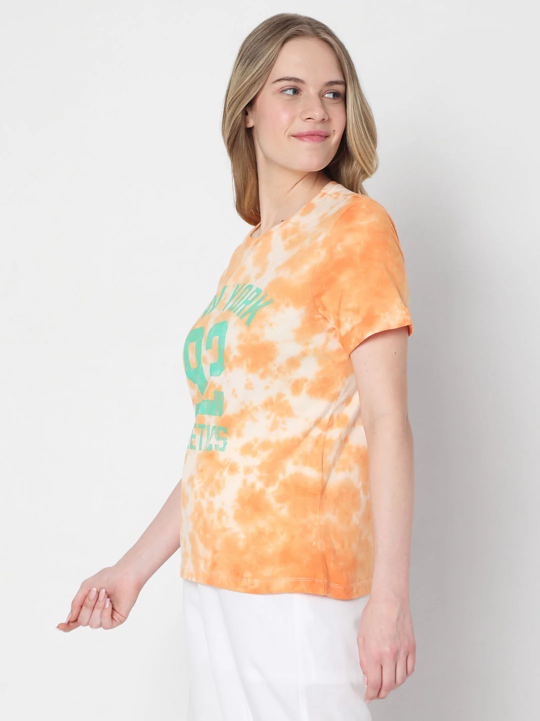 Orange Tie Dye T-Shirt - Image 3