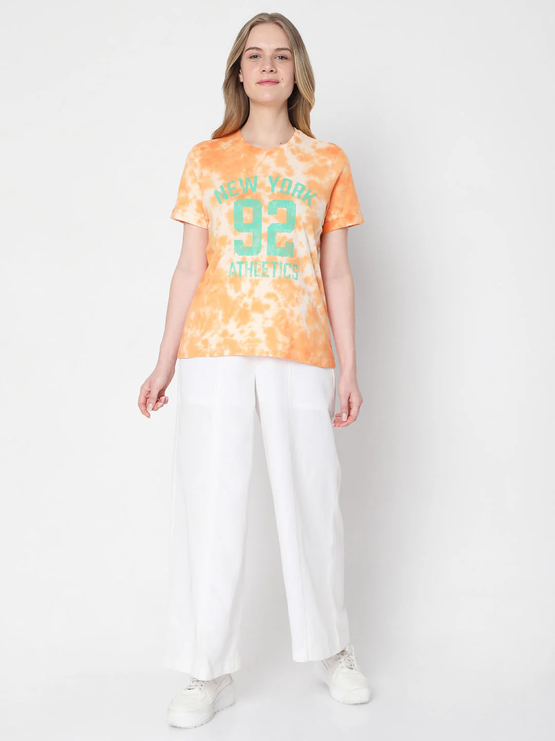 Orange Tie Dye T-Shirt - Image 5