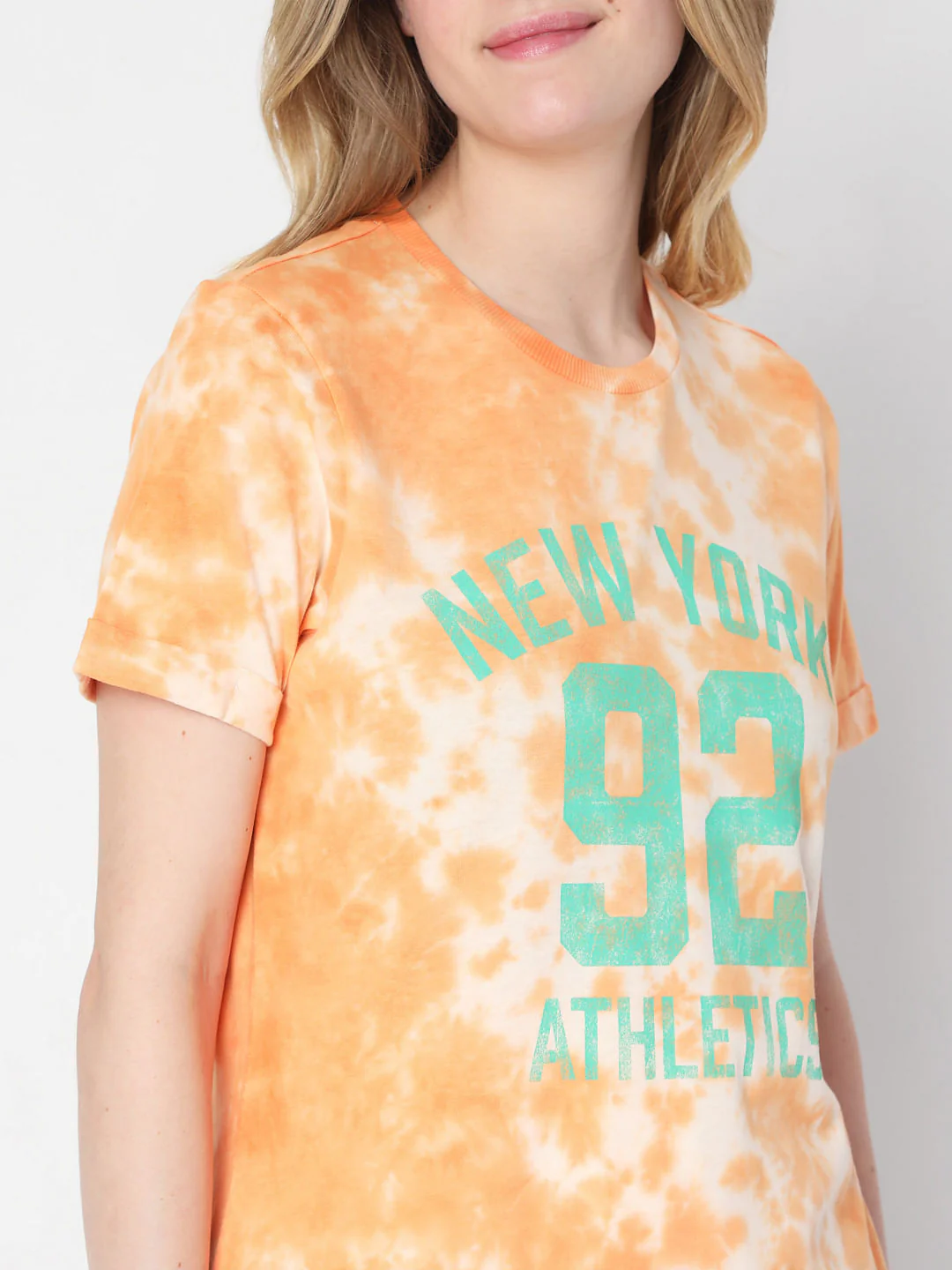 Orange Tie Dye T-Shirt - Image 6