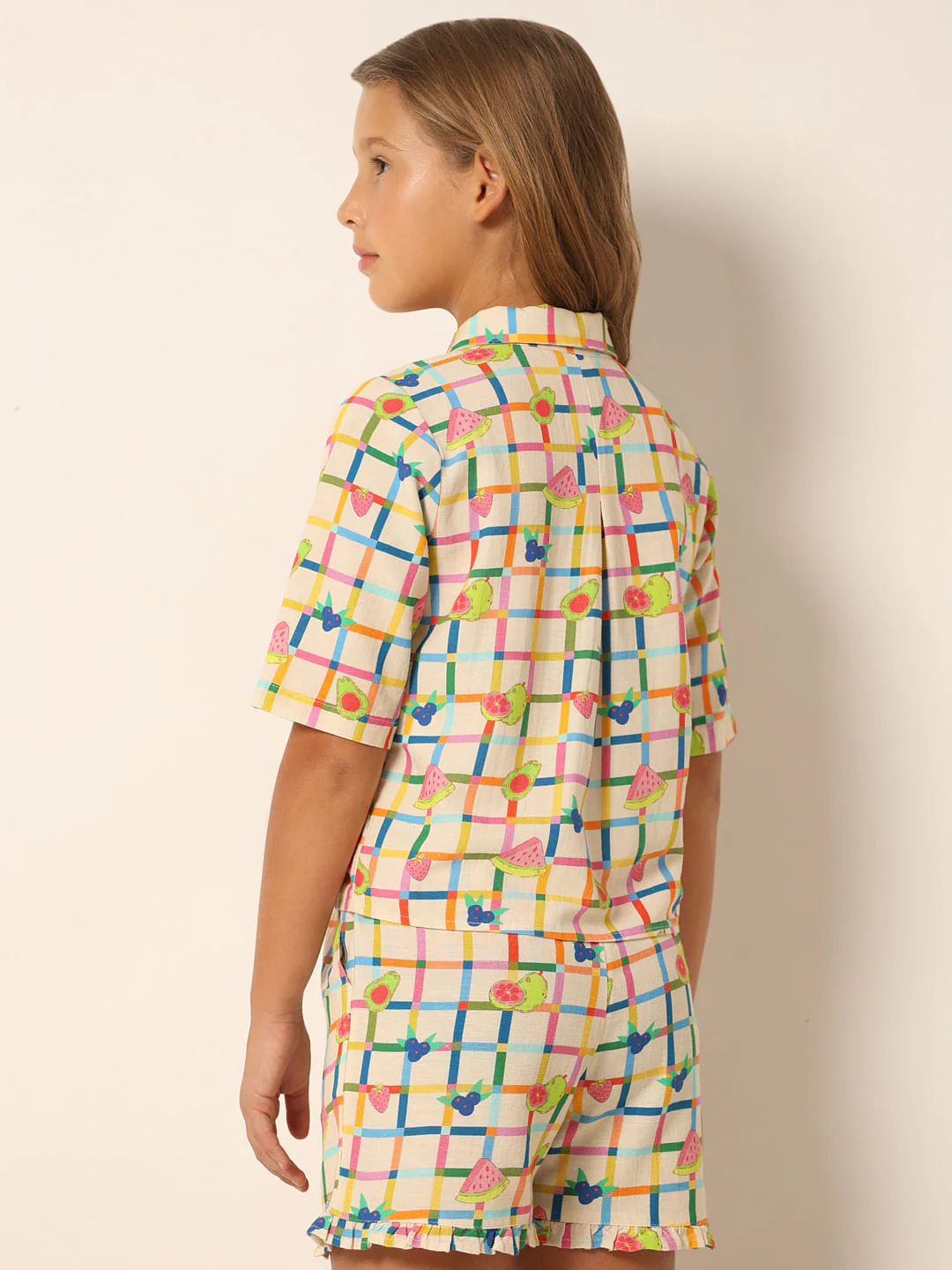 Multi-Colour Check Co-Ord Set Shirt - Image 3