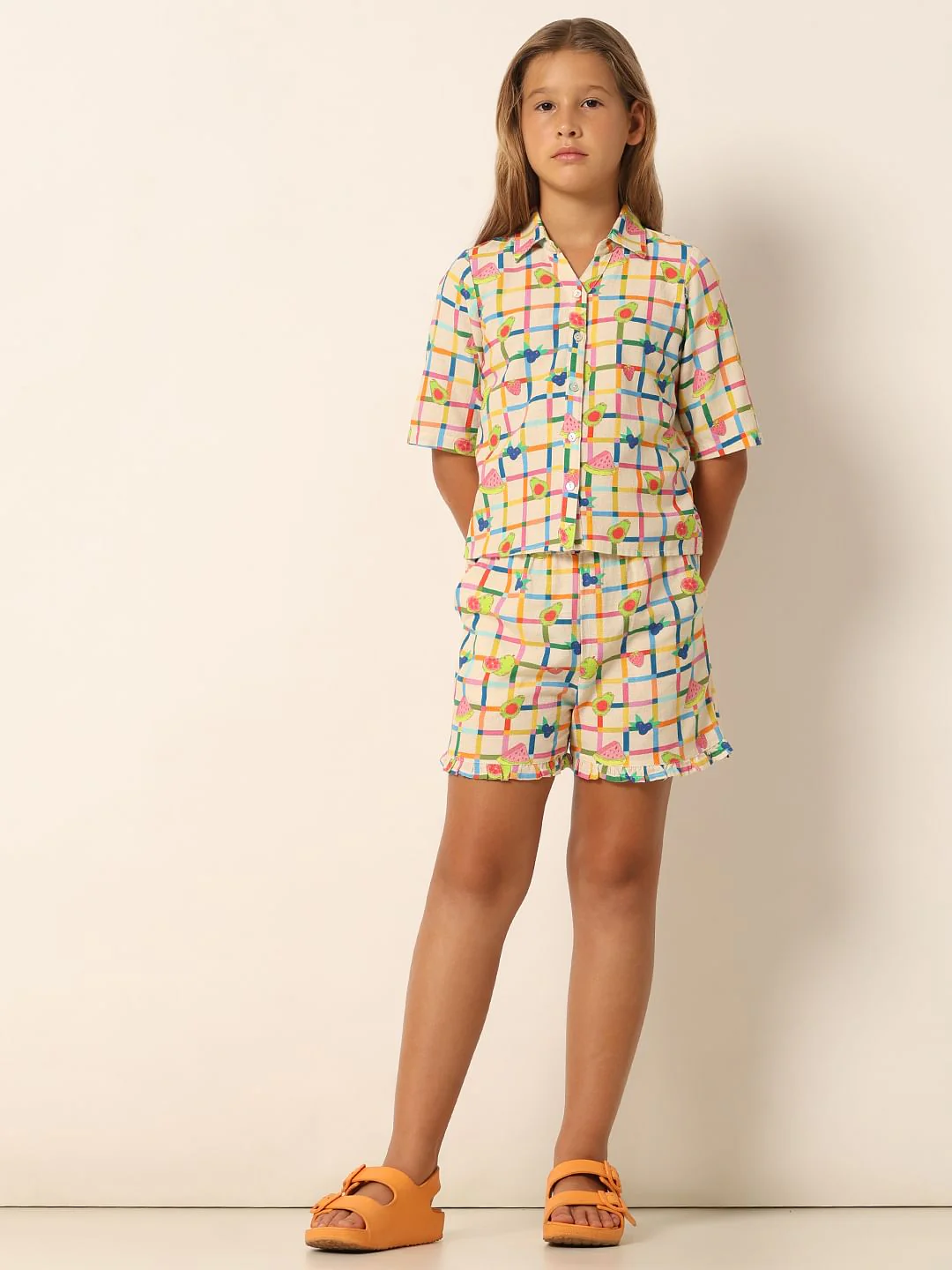Multi-Colour Check Co-Ord Set Shirt - Image 5