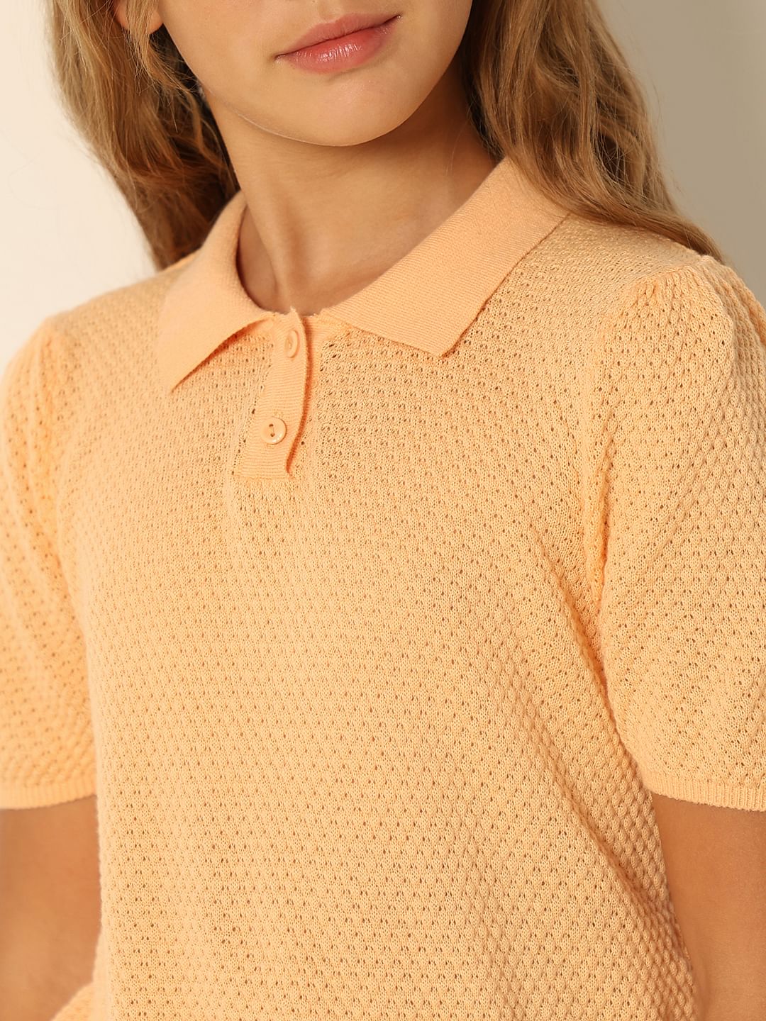 Peach Polo T-Shirt - Image 4