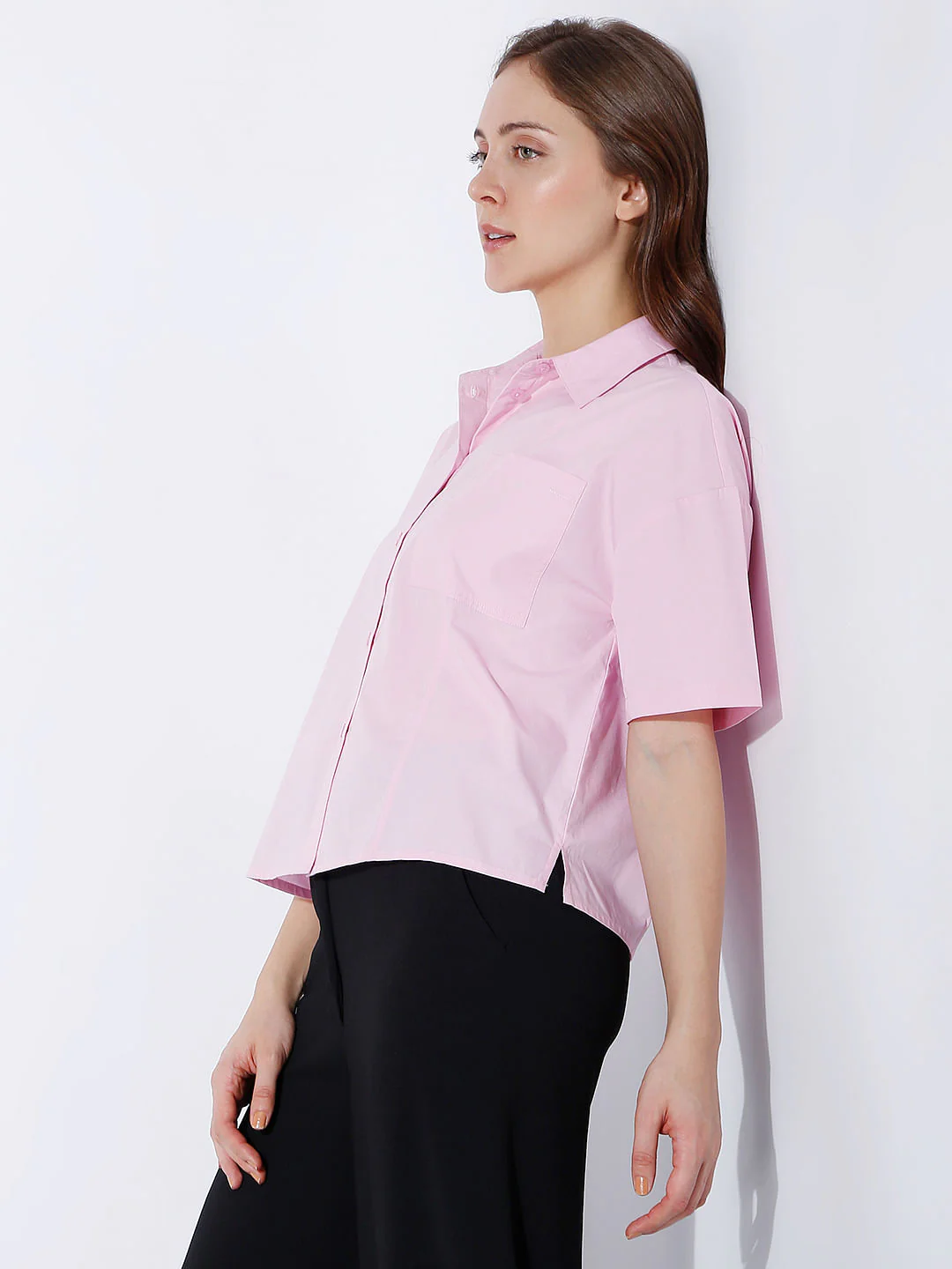 Lilac Boxy Fit Shirt - Image 3