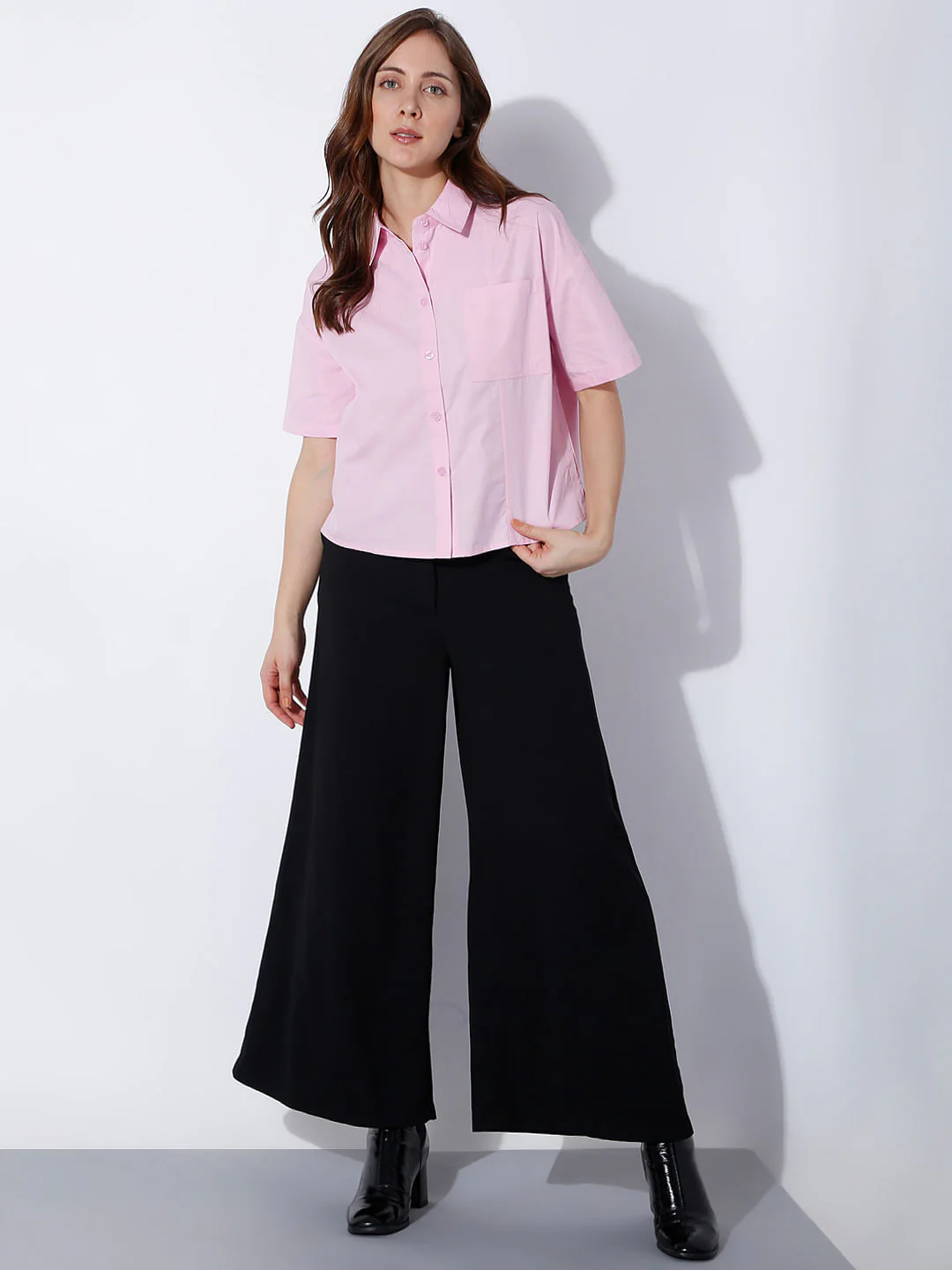 Lilac Boxy Fit Shirt - Image 5