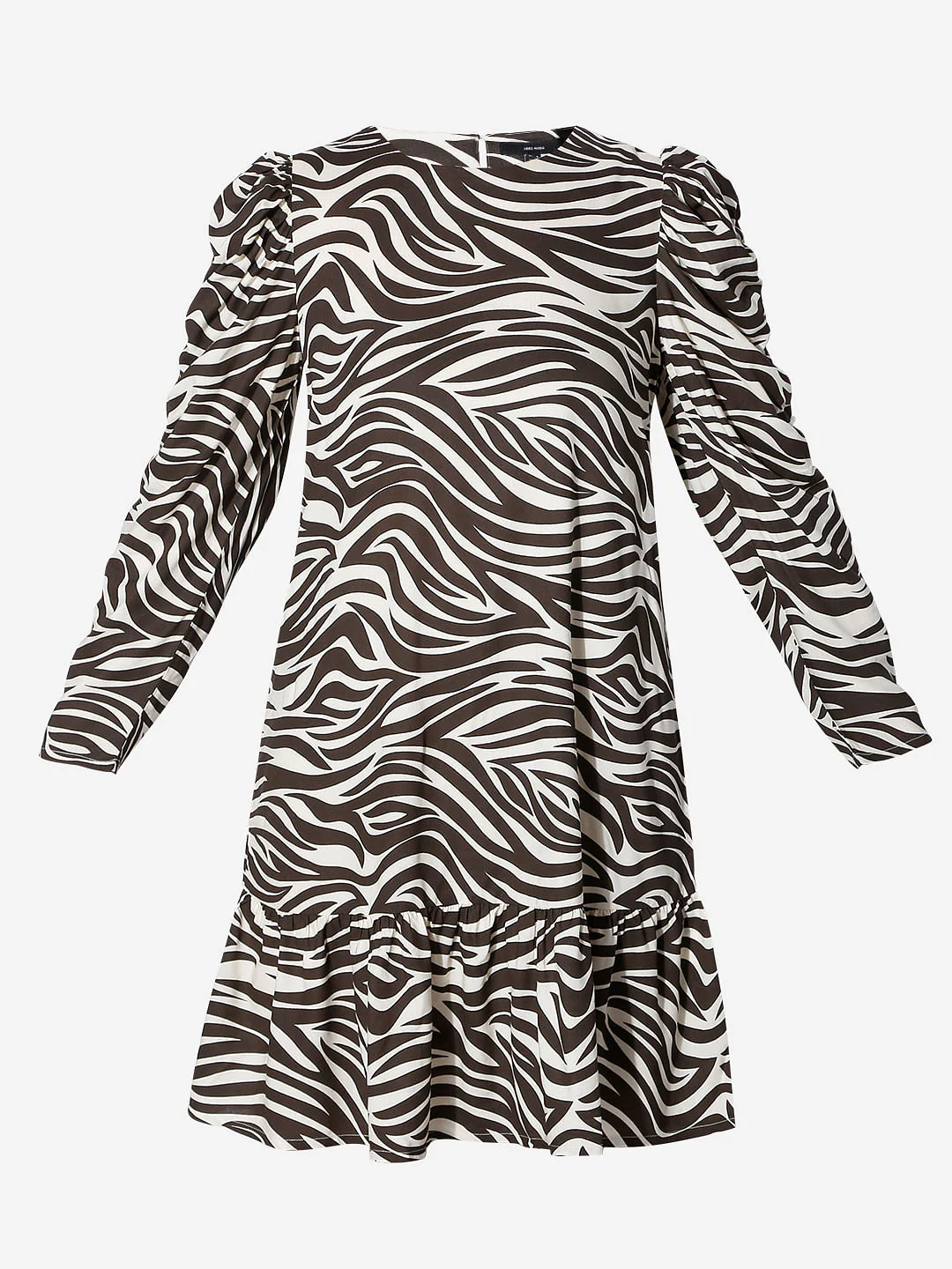 Brown All Over Print Shift Dress - Image 7