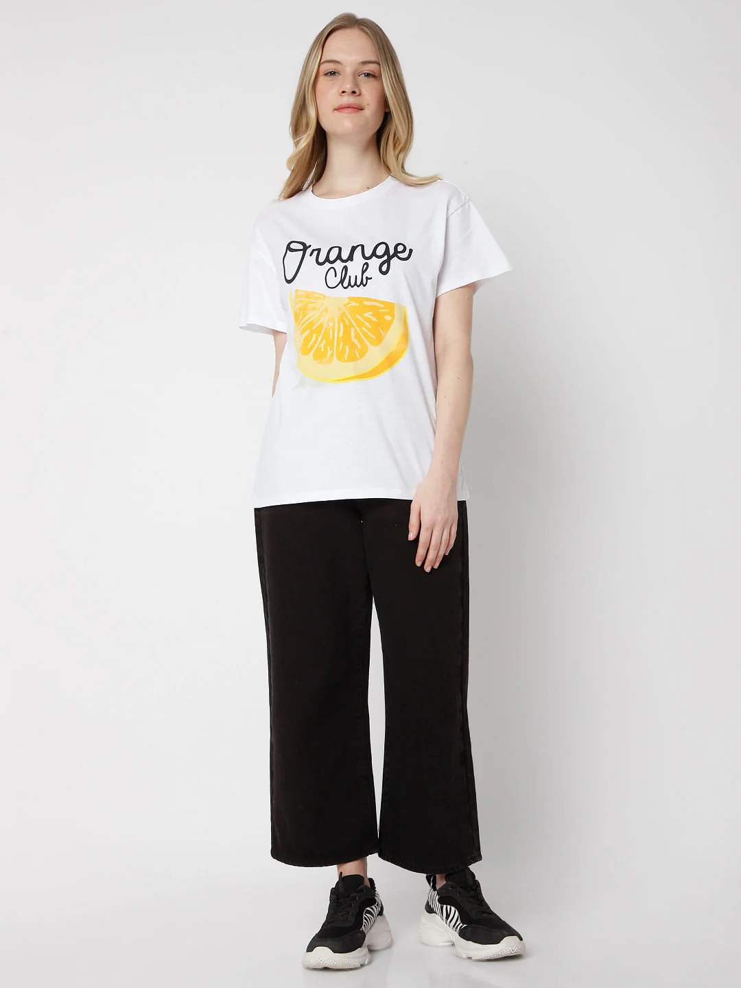 White Graphic Print T-Shirt - Image 5