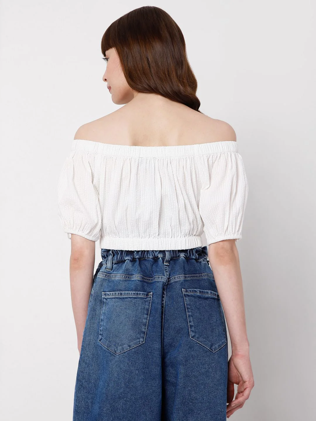 White Crop Top - Image 4