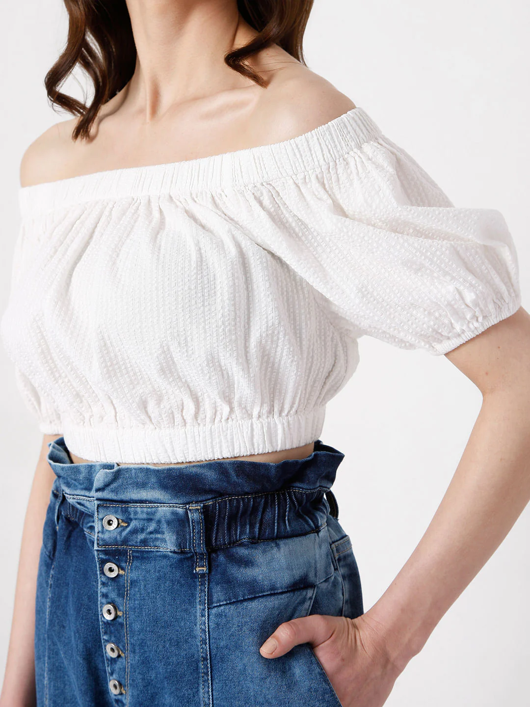 White Crop Top - Image 6