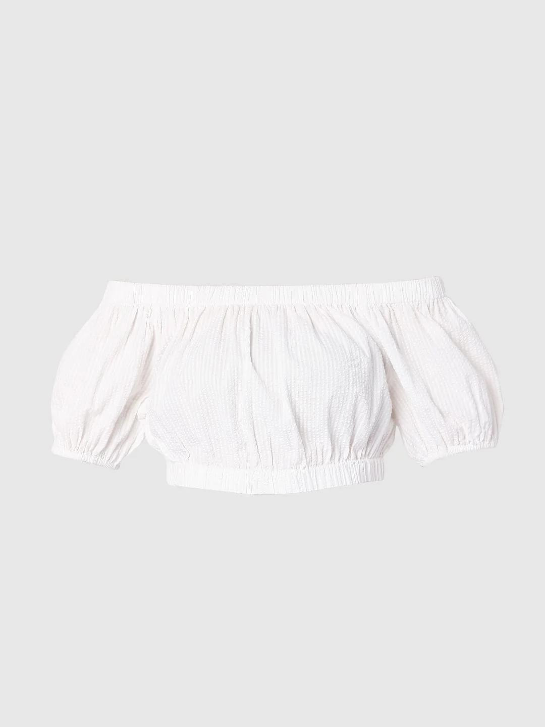 White Crop Top - Image 7